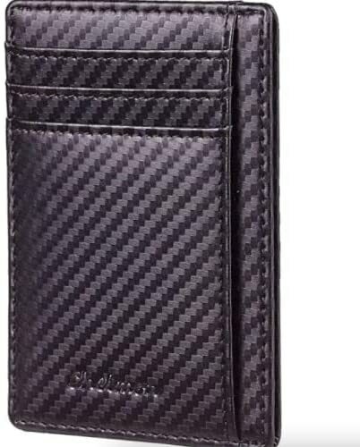 CREDIT CARD HOLDER SLIM WALLET FOR MEN - RFID BLOCKING LUXURIOUS & ELEGANT-image