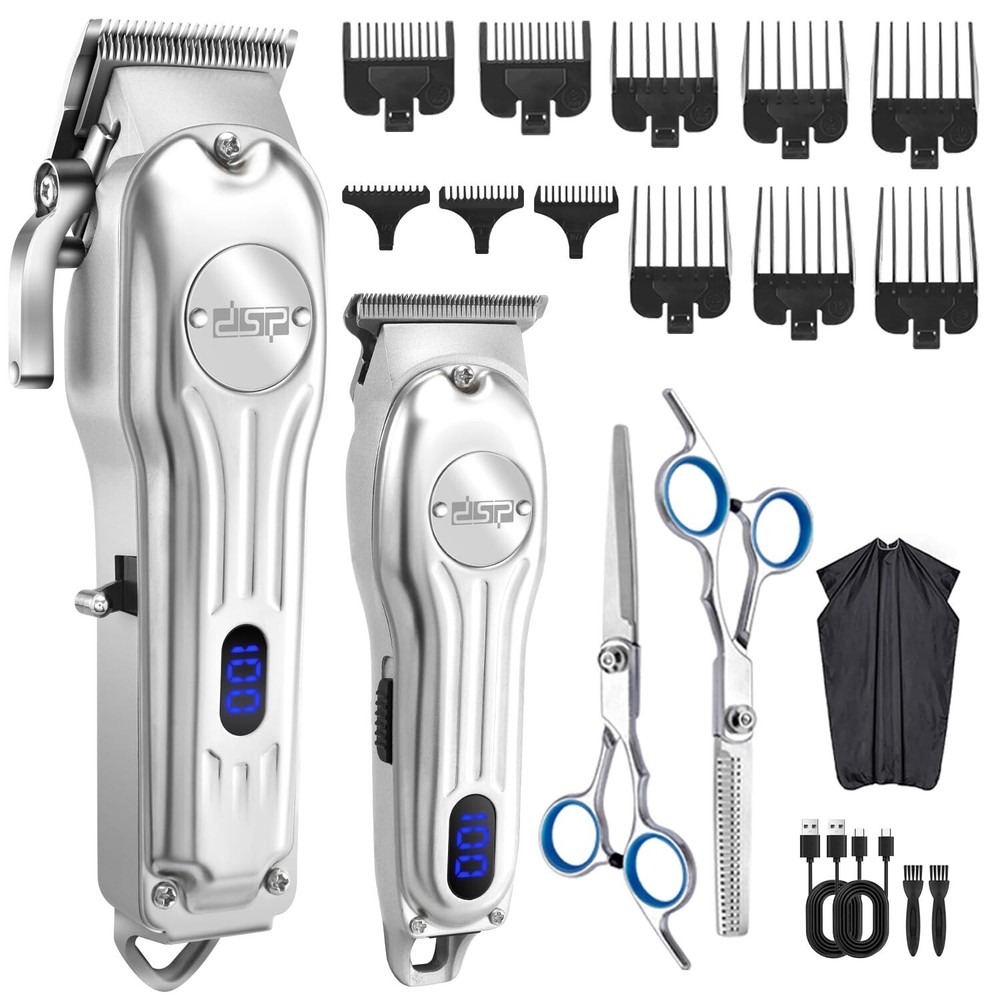 DSP Professional Hair Clipper for Men, Clipper and Trimmer Set - Electric Cli...