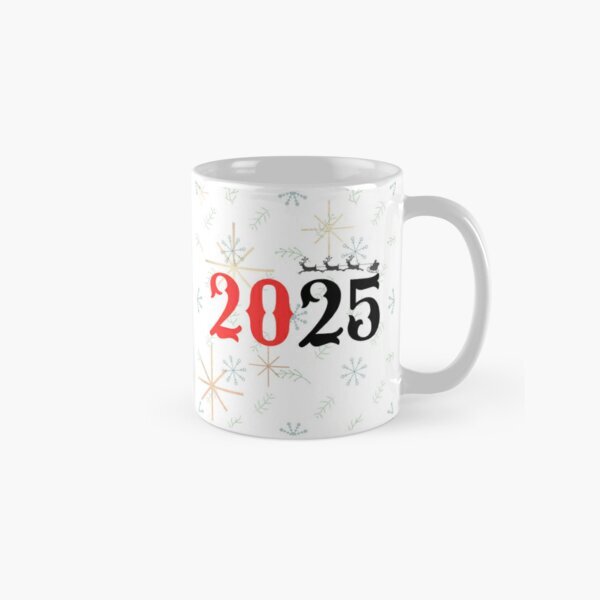 2025 New Year Classic Mug – Perfect Gift for Family