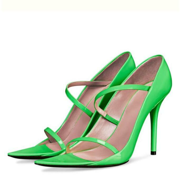 Western Stiletto Sandals Pointed Toe Strappy Heels for Women-image