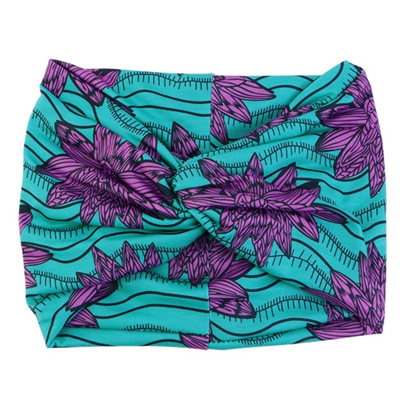 Durable Elastic Headband Color Match Wide Brim Hair Accessory