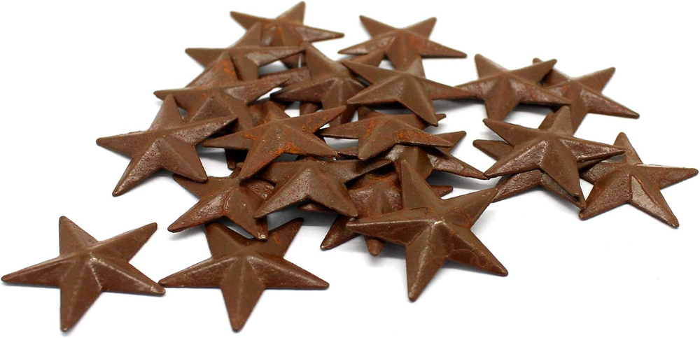 Primitives Rustic Country Décor. Rusty Mini Metal Barn Star Home Decorative Acce