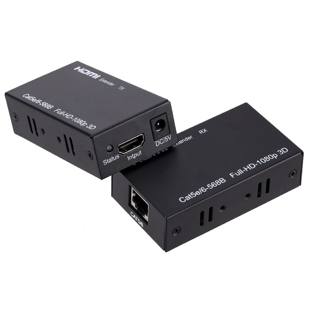 60M HDMI Extender Over Cat5e/Cat6 for 1080P Video & Ethernet