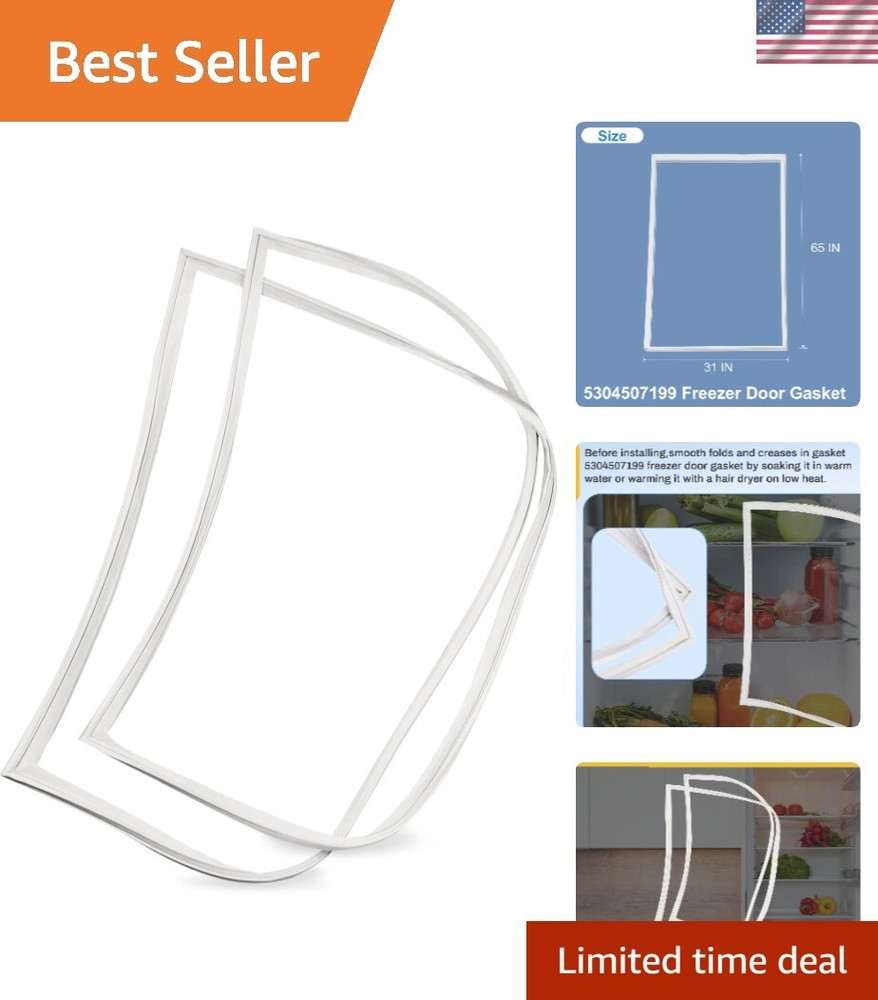 New Upgraded 5304507199 Freezer Door Gasket Compatible with frigidaire Kenmor...