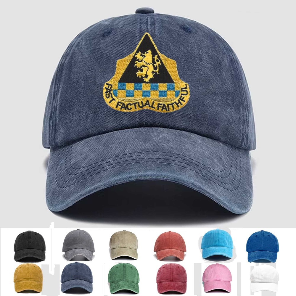 Custom Embroidered Hat 525th Military Intelligence Group, Veteran Cap, Gift Idea