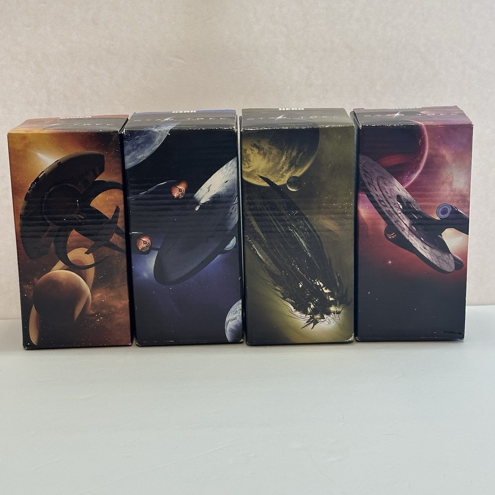 2008 Burger King Star Trek 6-Inch Collectible Glass Set of 4 Brand New