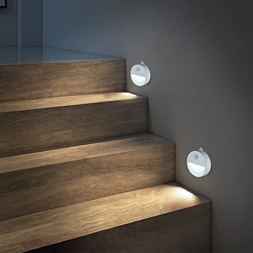 Led Motion Sensor Night Light Automated On & Off Cool White Motion Activated Led-image