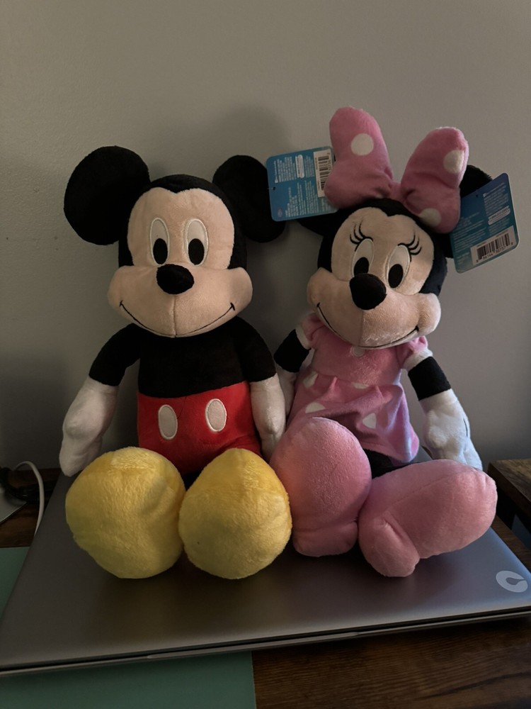 Disney 18’ Mickey & Minnie Mouse Plush Dolls NWT Kohls cares Exclusive