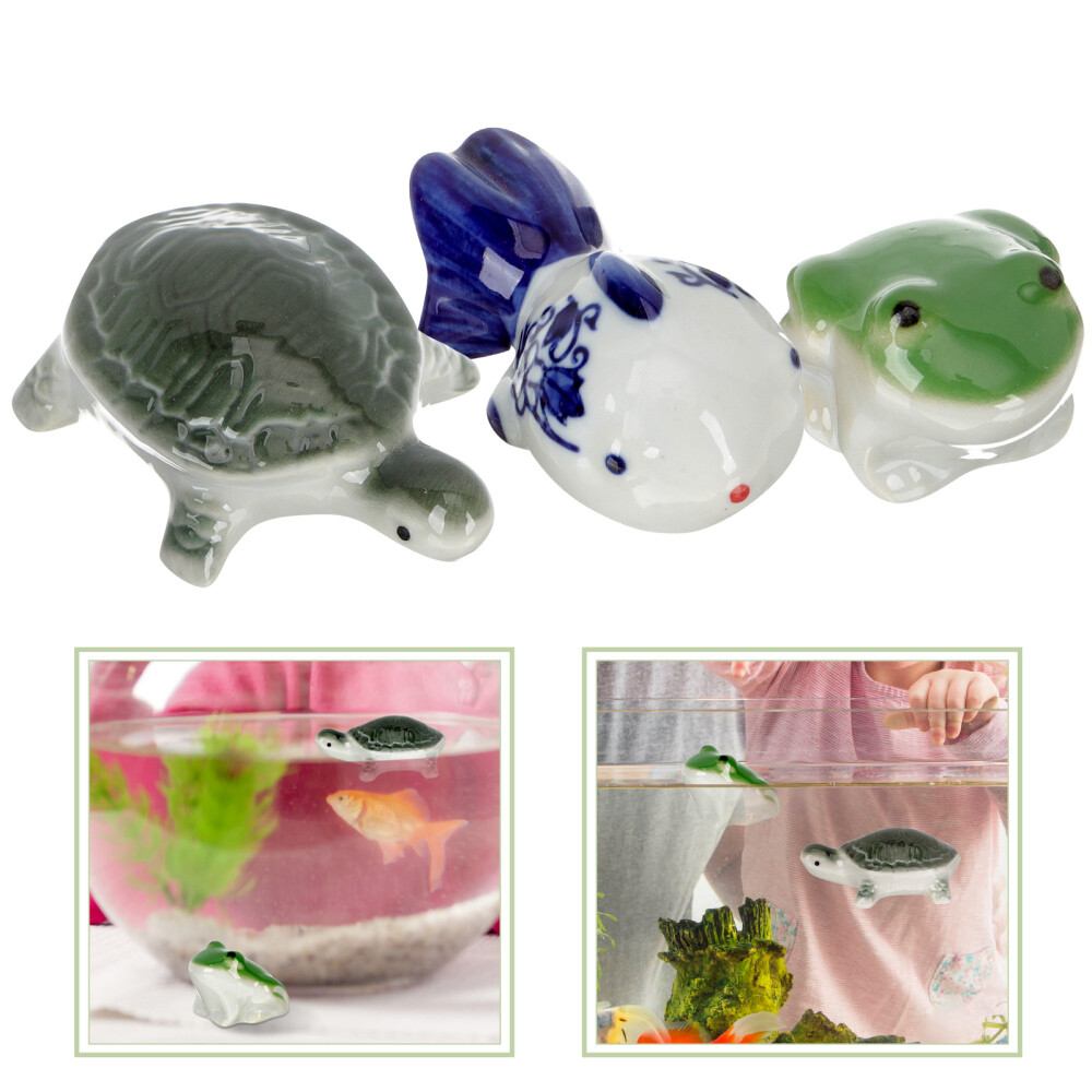 3Pcs Delicate Fish Tank Decor Aquarium Ornaments Fish Tank Decor Underwater Home