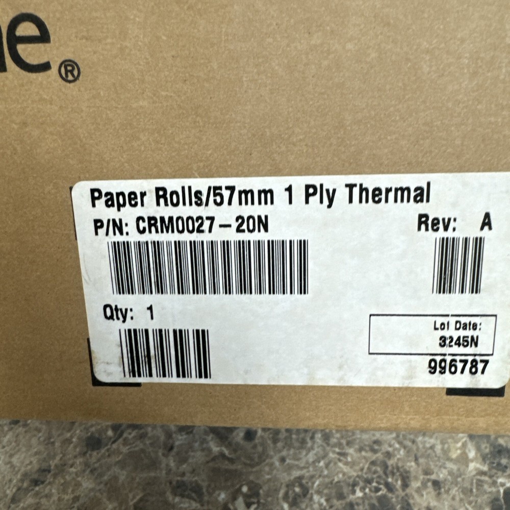 10 Rolls Thermal Credit Card Machine Paper for Verifone 57mm 2 1⁄4