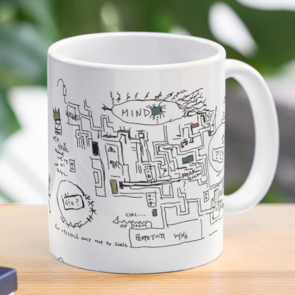 Pete's LUMON Map Coffee Mug, 11 Oz, 15 Oz Mug, Severance, Macrodata Refinement