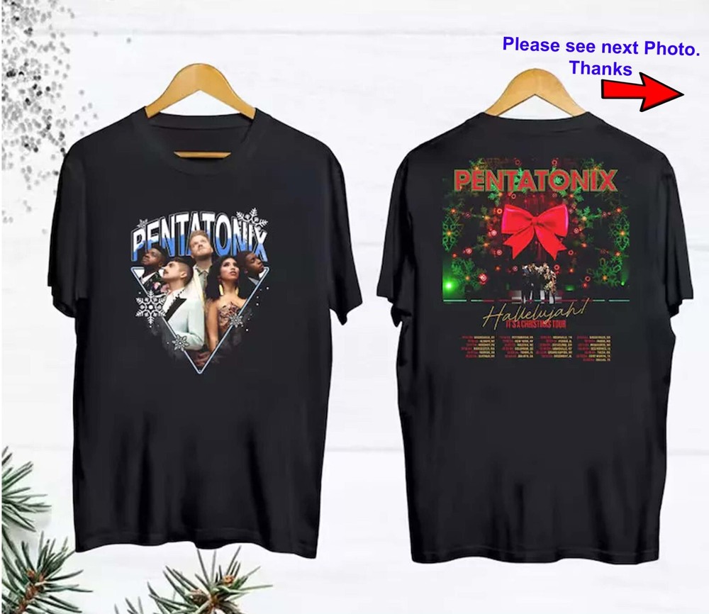 Pentatonix Christmas Tour 2024 Shirt, Christmas Shirt size S to 4X for Fan