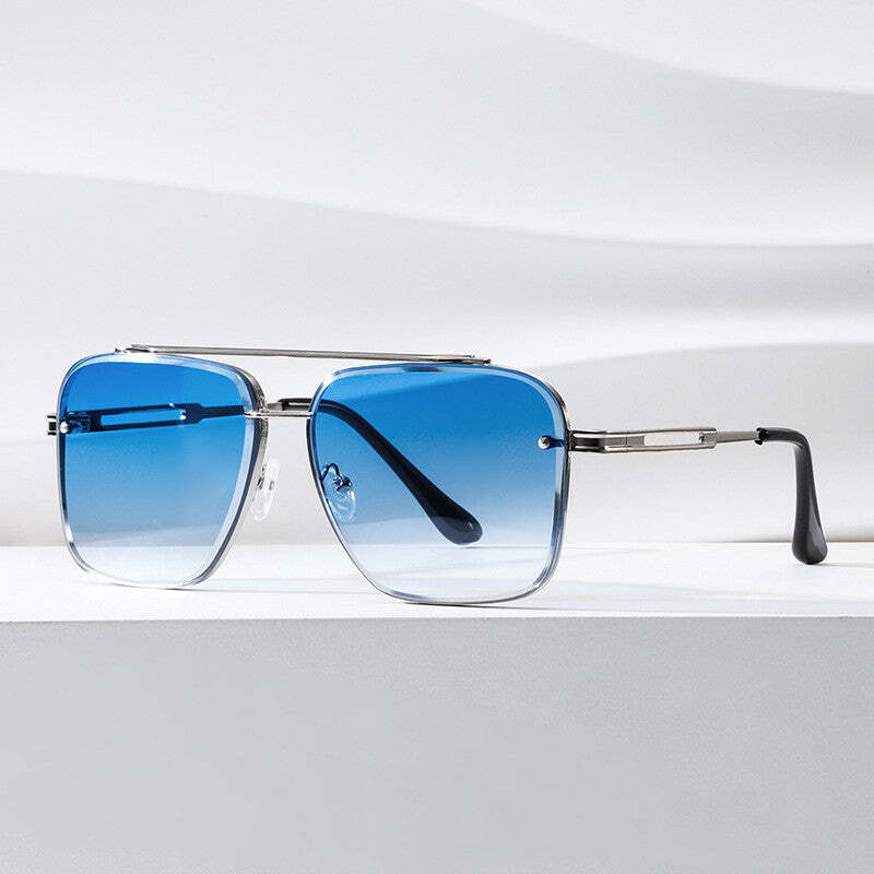 Stylish Double Beam Trimming Sunglasses for Everyday Fashion