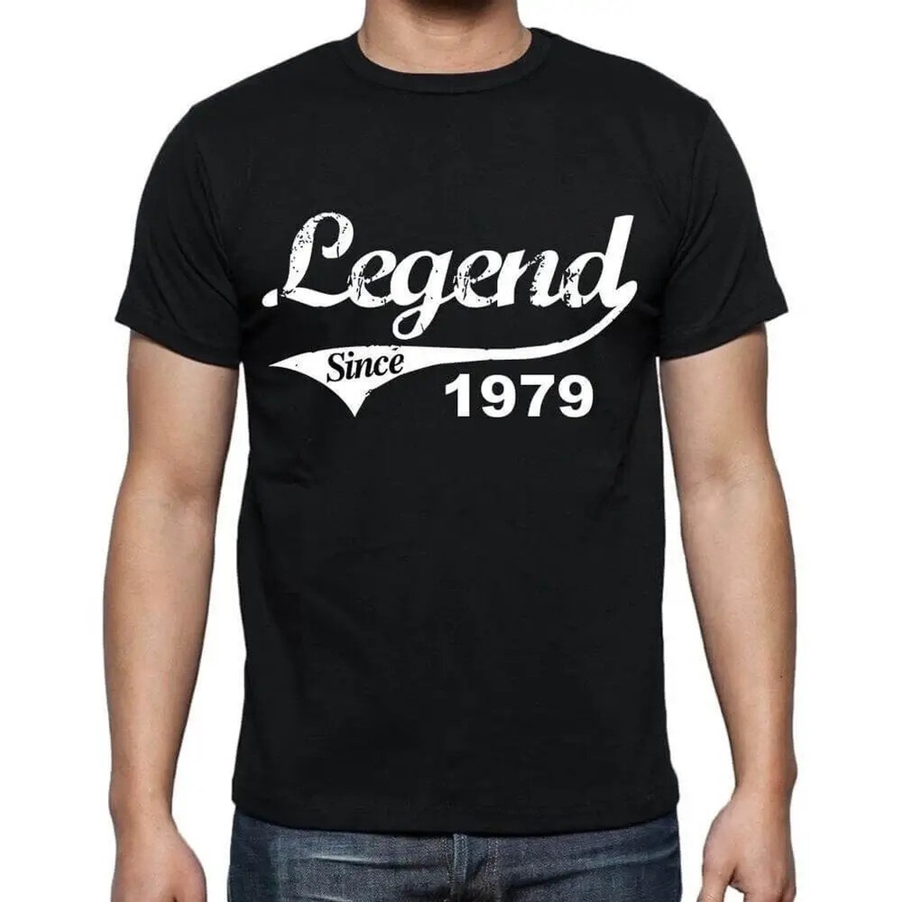 Men's Graphic T-Shirt Legend Since 1979 45th Birthday Anniversary 45 Year Old