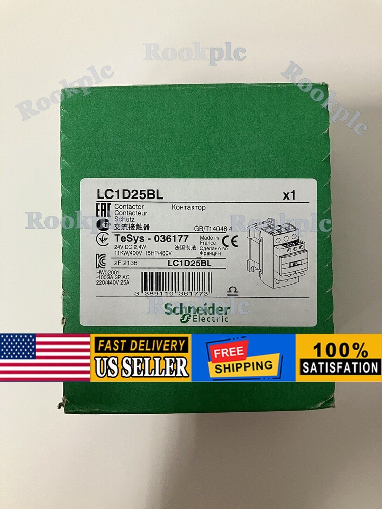 Schneider LC1D25BL 11KW electric contactor cutter new model