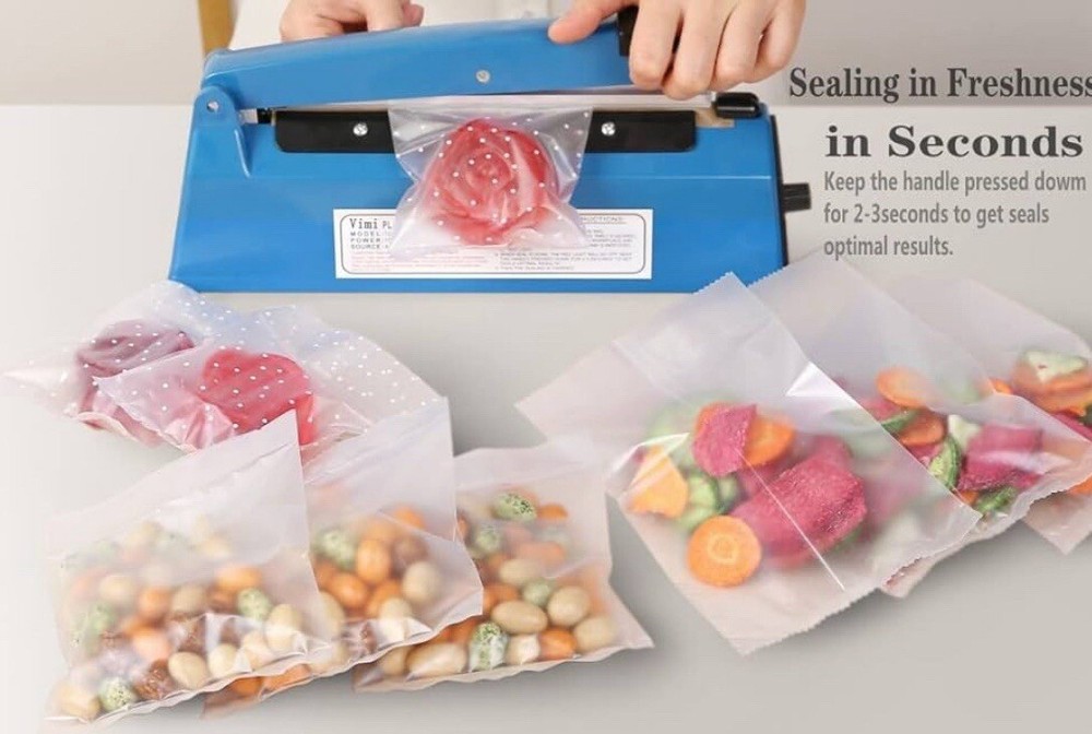 BRAND NEW 12” Impulse Plastic Sealer For plastic Bags W/Replacement Element Grip