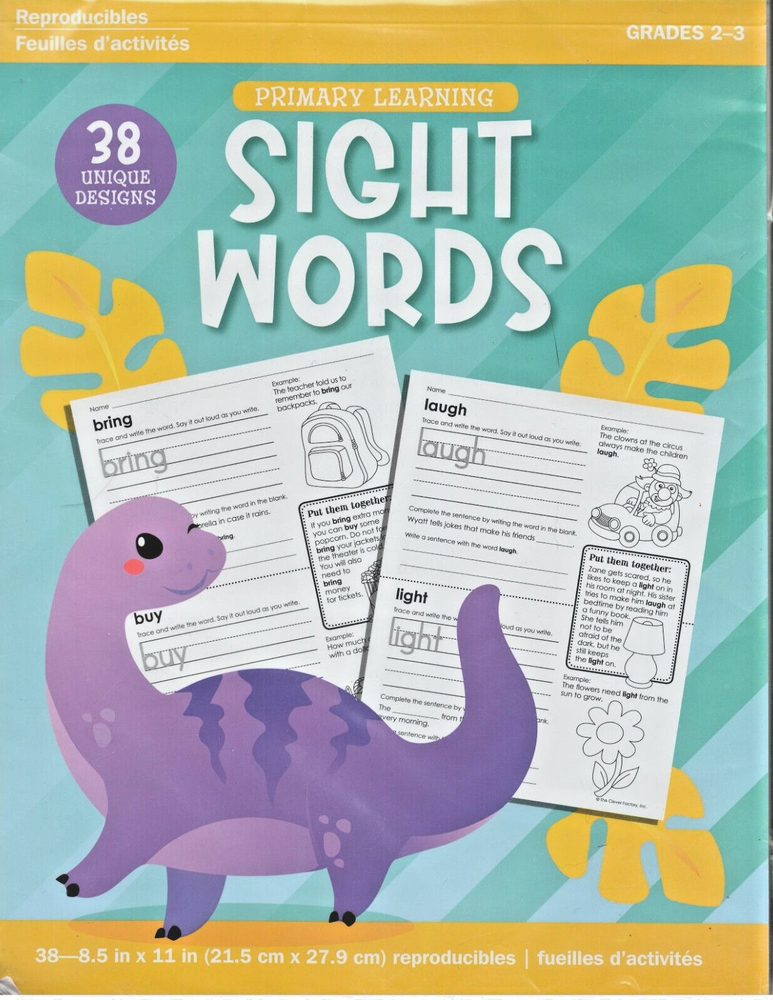 Educational Posters Worksheets Words Numbers Problems Teaching Tree Lot of 3