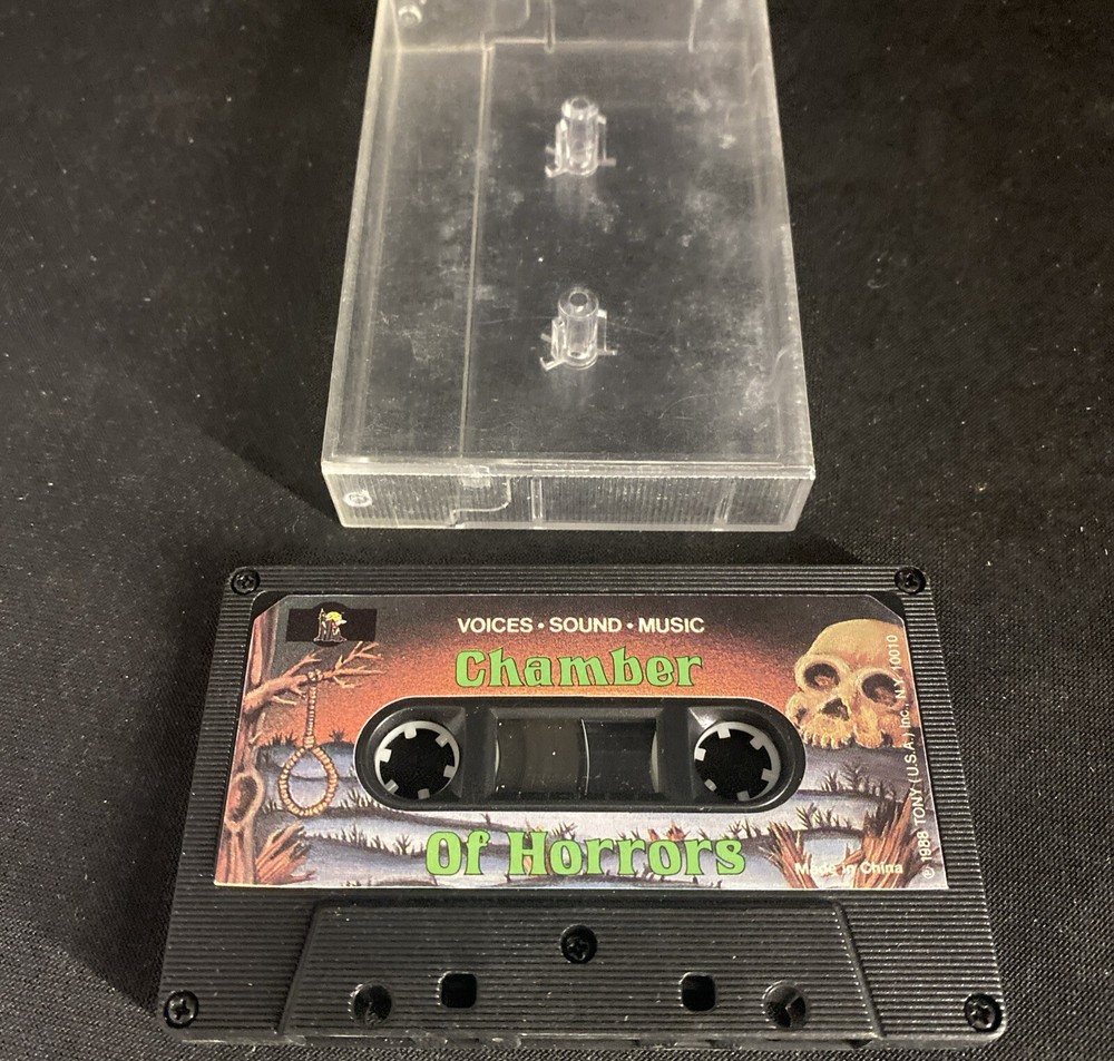 Vintage 1988 Chamber of Horrors Halloween Sound Effects Cassette Tape