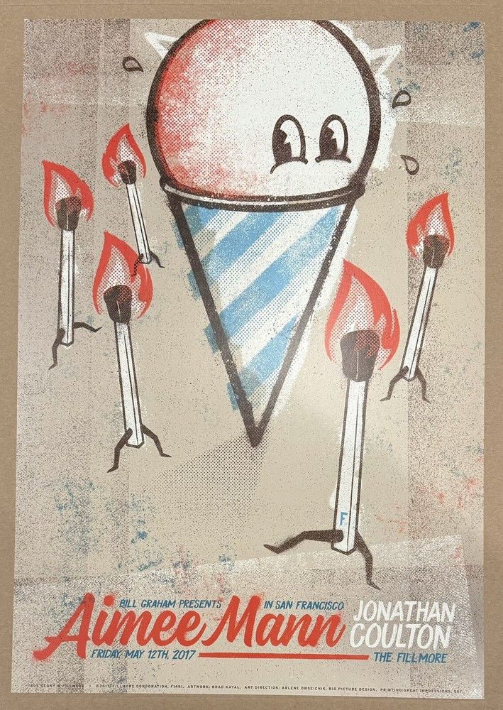 Aimee Mann Concert Poster 2017 Fillmore BGP