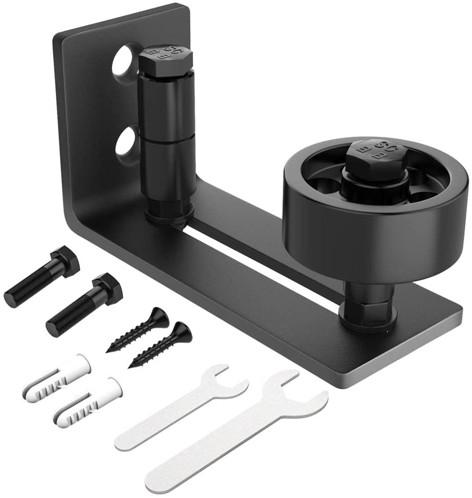 ZEKOO Sliding Barn Door Floor Guide 8 Setup Options Adjustable Stay Roller Gu