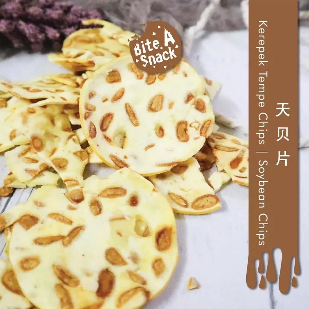 Hot Snack VEGETRIAN Soybean Chip, CONSERVE 1 SET X 6 PACKS, DELACTABLE 4 FLAVOR