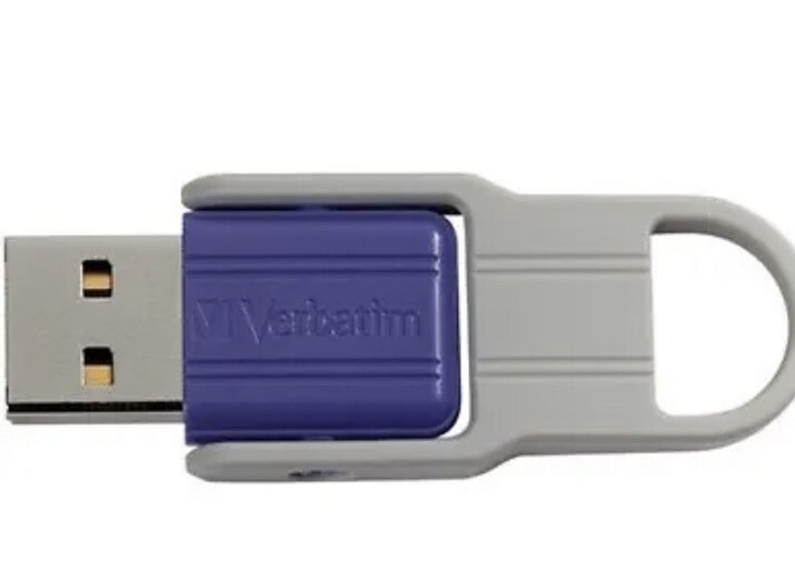 Verbatim 32GB Violet Store N Flip USB Flash Drive with Password Protection-image