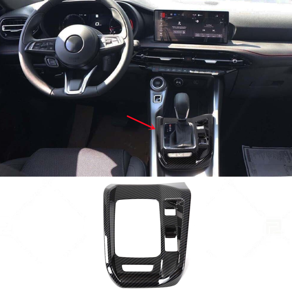 For Dodge Hornet 2023-25 Interior Gear Shift Panel Frame Cover Trim Carbon Look