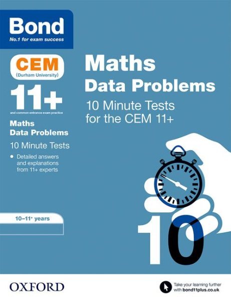 Bond 11+: Cem Maths Data 10-минутные тесты: 10-11 лет, книга в мягкой обложке от Clare, G...