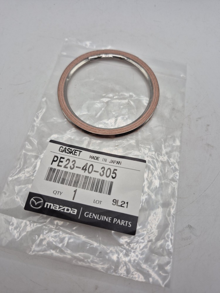 Mazda MX5 2006+ OEM Catalytic Converter Pipe Gasket PE2340305 Genuine New