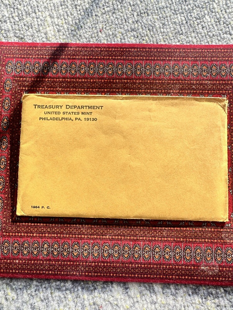1964 P.C. Mint U.S. Treasury Dept. Philadelphia 5 Coin Proof Set