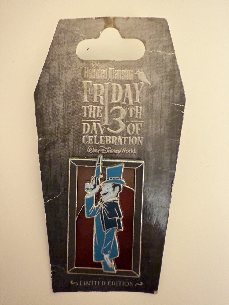 Disney Haunted Mansion Friday the 13th Ghost Trading Pin Limited Edition