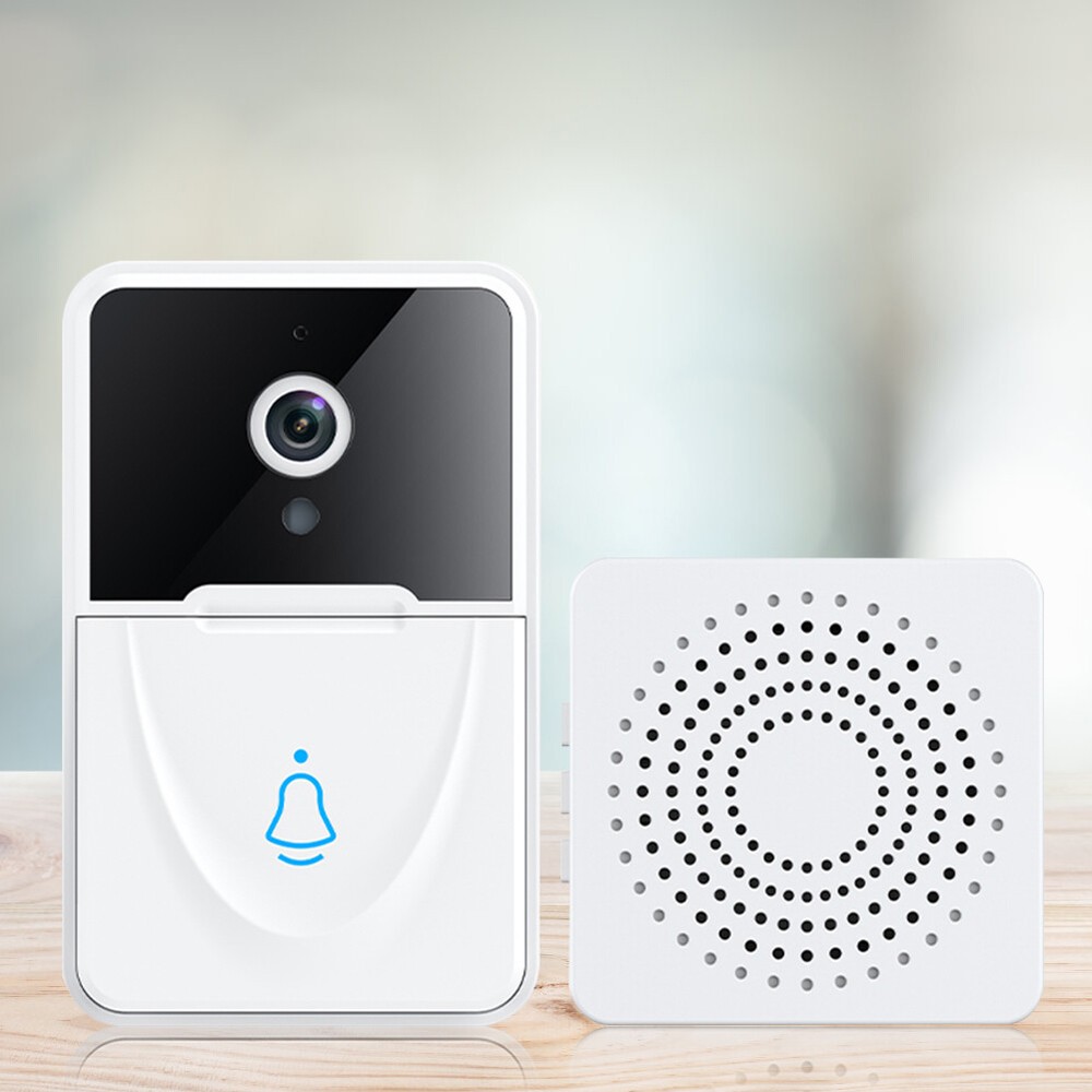 WiFi Visual Doorbell HD Camera Smart Visual Doorbell Video Intercom Home Monitor-image