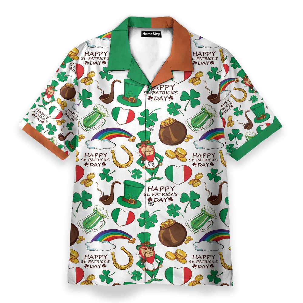 Happy Irish Saint Patricks Day   Hawaiian Shirt