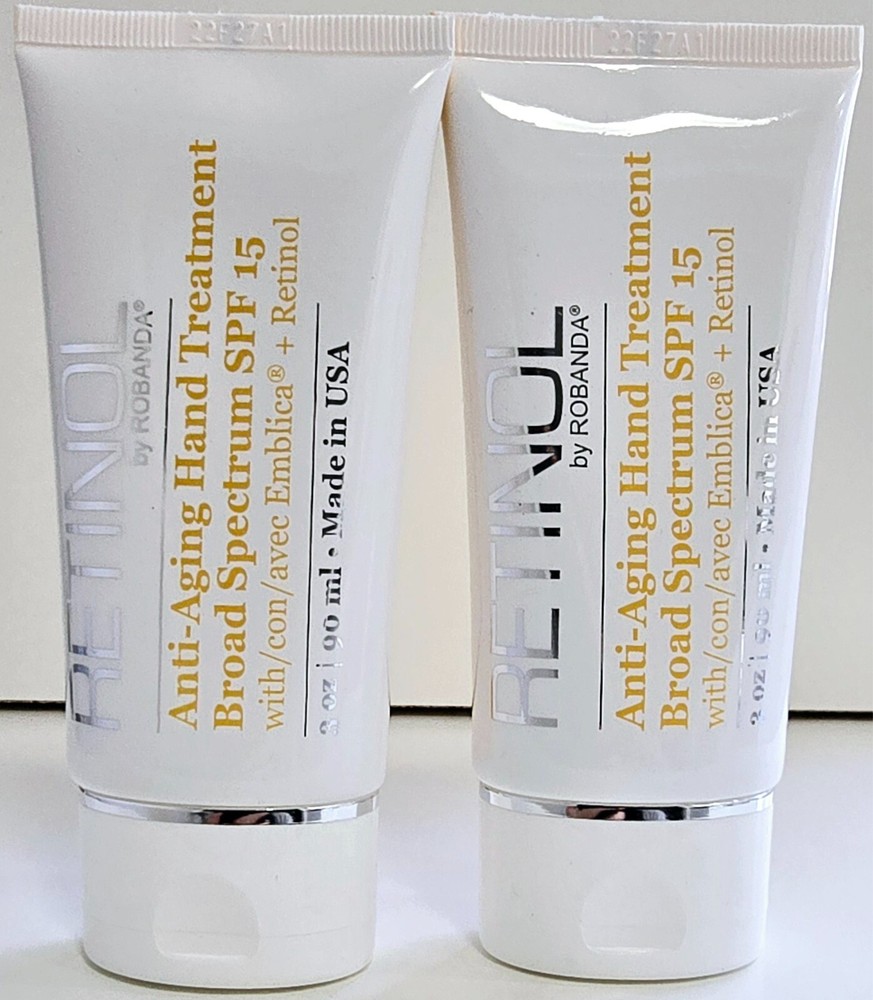 Retinol Anti-Aging Hand Cream with SPF 15 – 2 Pack