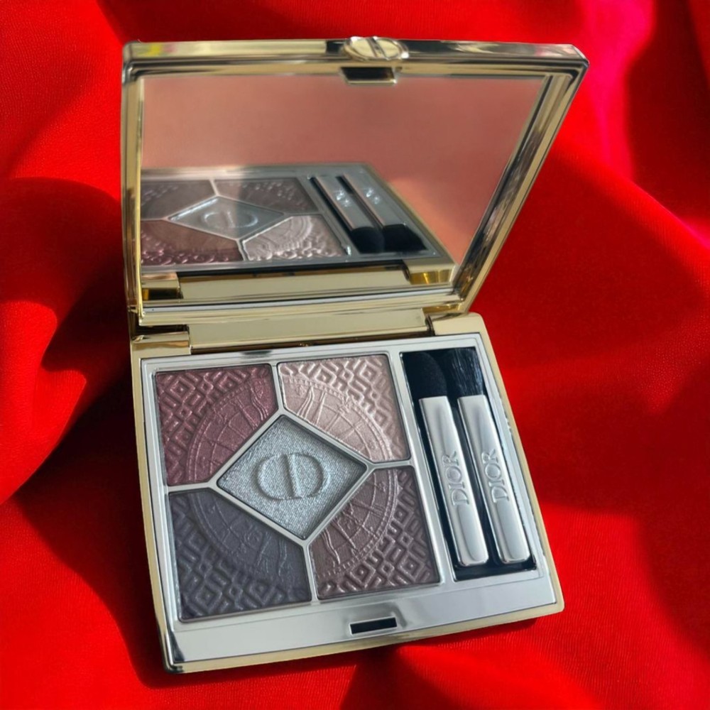 Dior Show 5 Couleur Eyeshadow Palette 863 Soiree Cool Pink Gray Silver Glam