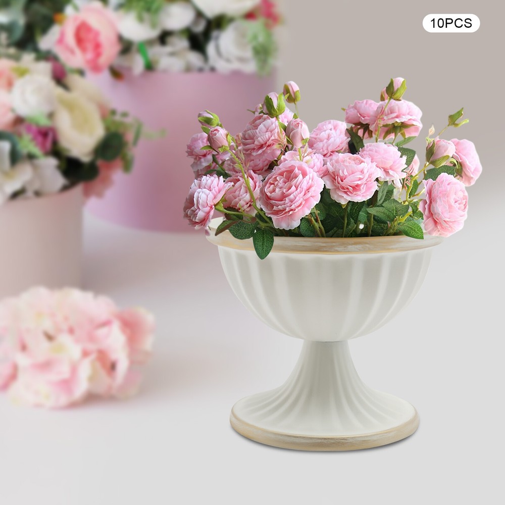 10PCS Vase Metal Wedding Flower Vase For Party Christmas Home Table Decor Vase