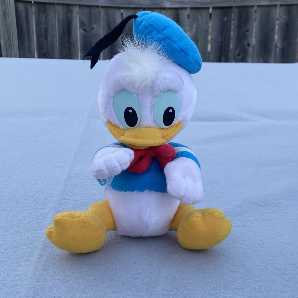 VTG 1984 Playskool Disney Babies Donald Duck plush stuffed animal toy