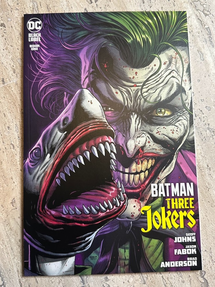 BATMAN THREE JOKERS #1 SHARK VARIANT COVER 2020 DC BLACK LABEL