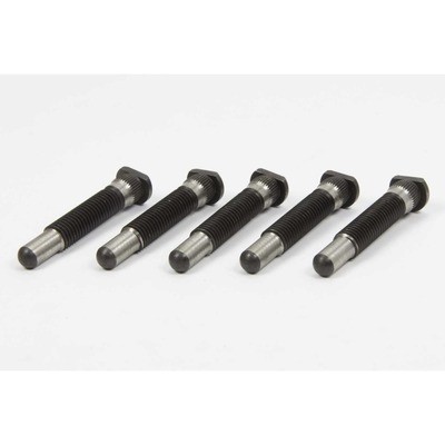 Black Steel Wheel Studs - Set of 5, 1In Longer 2.5In Gn Hub Perform for Winters 8940