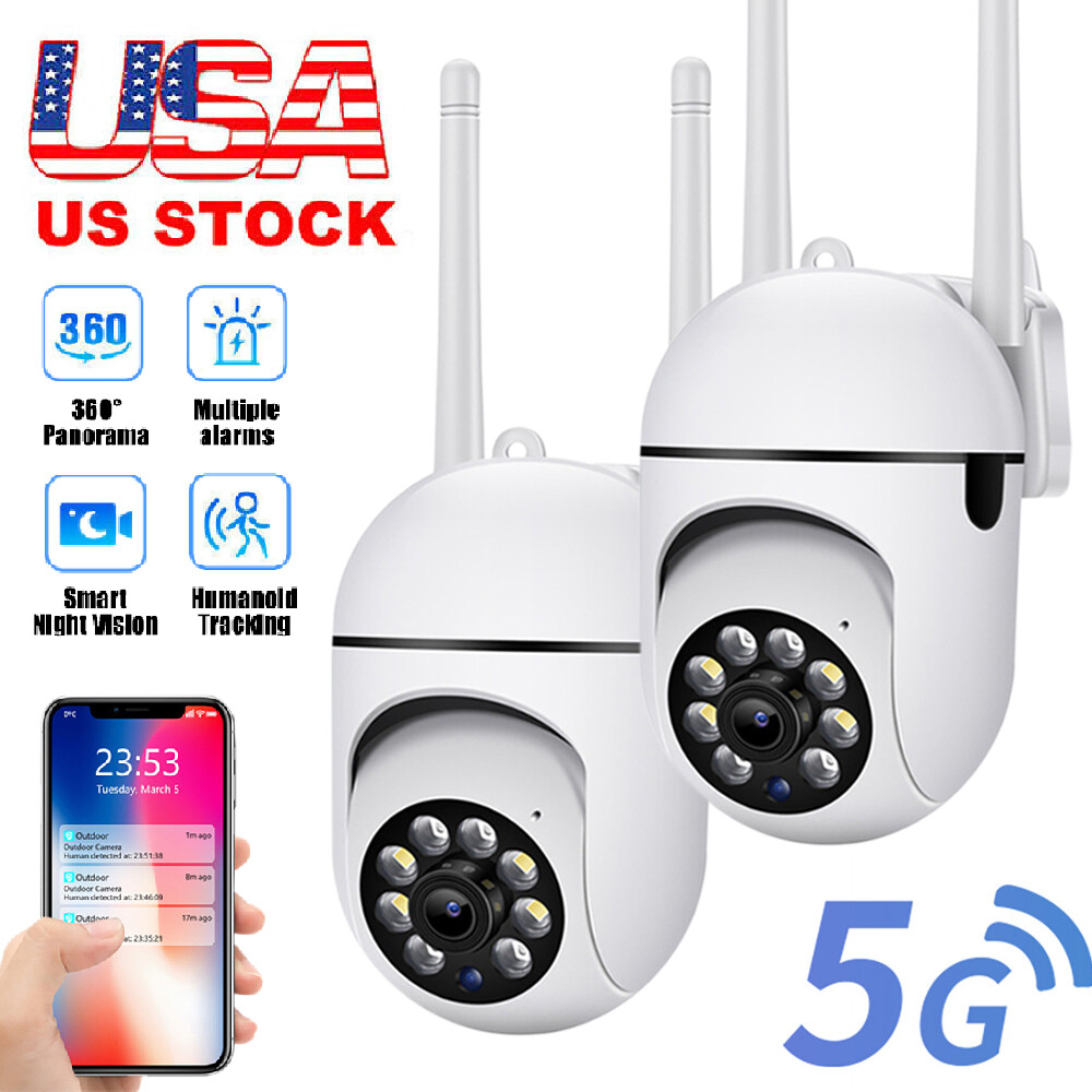 Wireless Security Camera System Outdoor Home 5G Wifi Night Vision Cam YIIOT APP