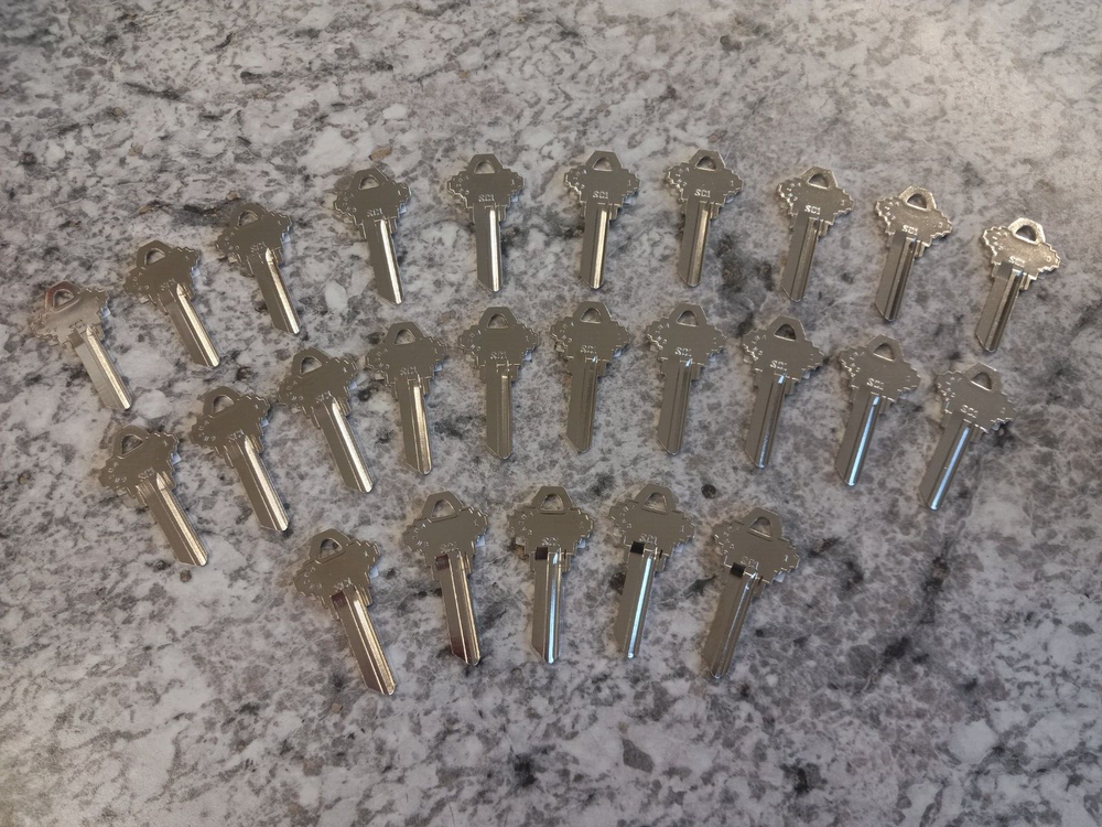 LOT OF 25 SC1 Key Blanks HY-KO for Schlage Keyway House Door Lock NEW