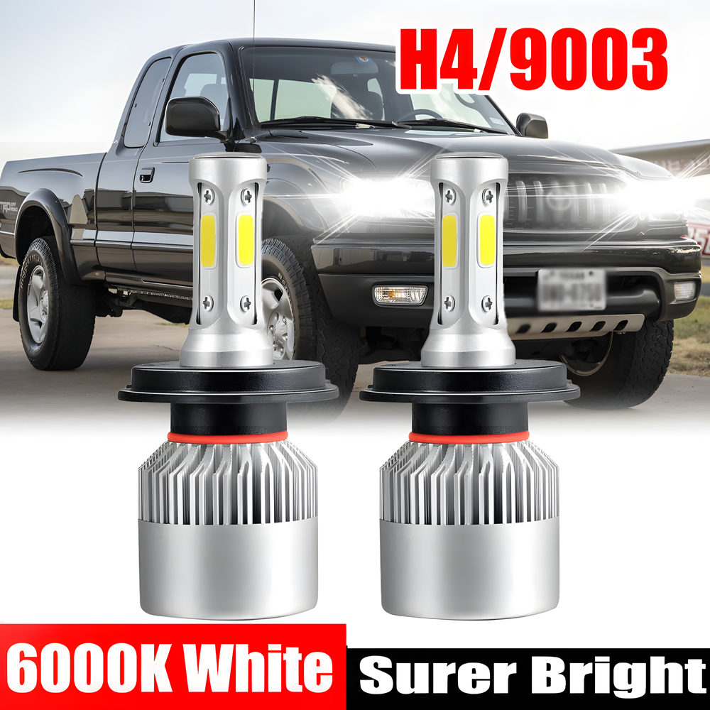 For Toyota Tacoma 1997-2004 9003 H4 LED Headlight High Low Light Bulbs White 2x
