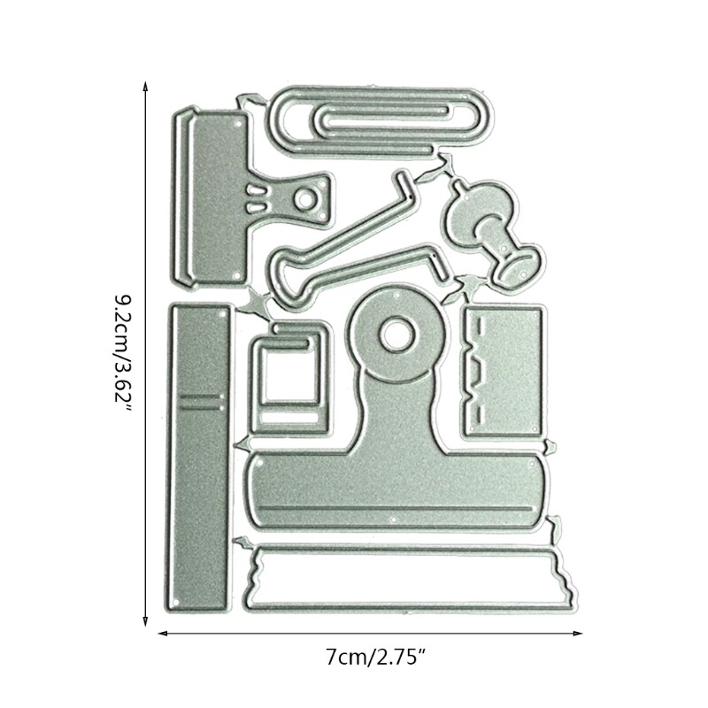 Folders Metal Cutting Dies Document Clips Office Tools Embossing Paper Stencils