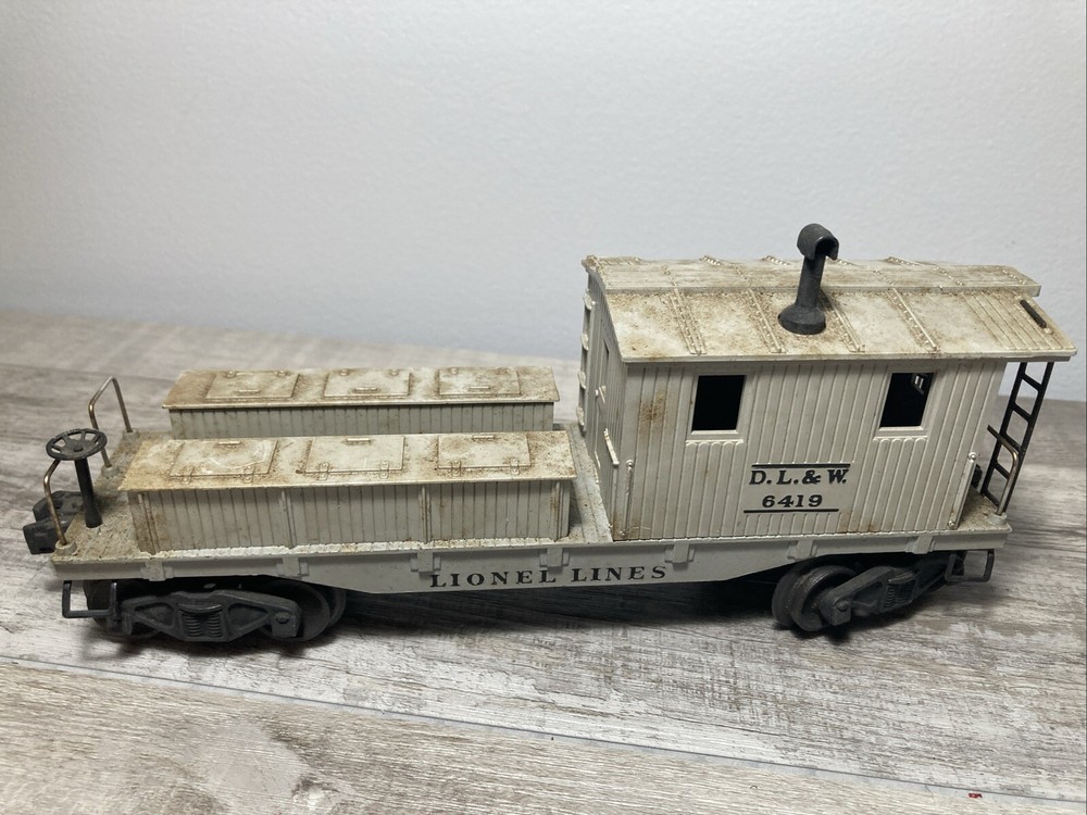 Lionel O Gauge Postwar D.L.&.W. Work Caboose #6419
