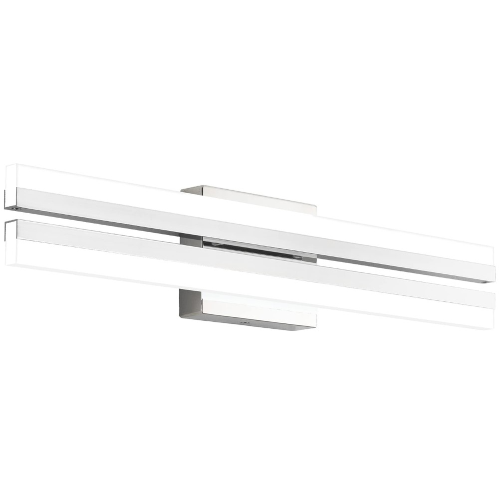 Modern Dimmable LED 24inch Vanity Light Fixtures for Bathroom Chrome Bath Lig...