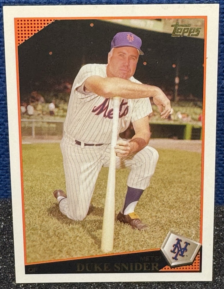2009 Topps Update UH47 Duke Snider SP Variation New York Mets