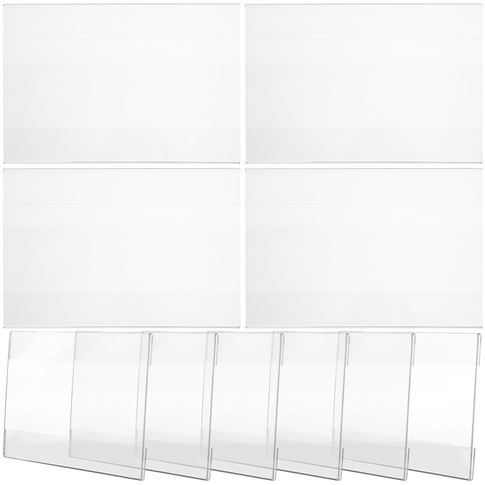 10-Piece Wall-Mounted Price Tag Holders for Signage and Posters  