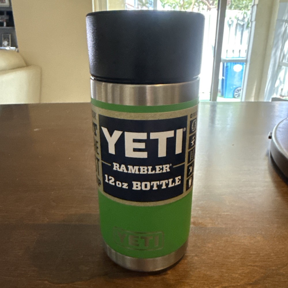 Yeti Rambler 12 oz Hot Shot Bottle in Canopy Green Limited Edition Last Chance
