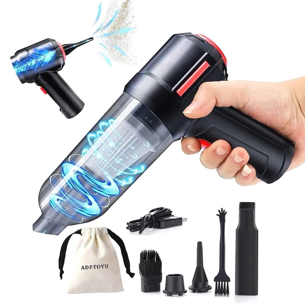 3-in-1 Portable Small Cordless handheld Vacuum Cleaner Rechargeable with 9000...