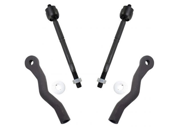 Front TRQ 4 Piece Tie Rod Set Tie Rod End Set fits Lexus GS450h 2007-2011 65ZFDH